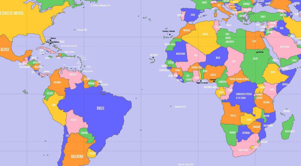 Kapp Verde-plassering på verdenskartet